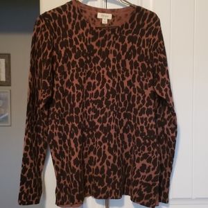 Lightweight Leopard Sweater